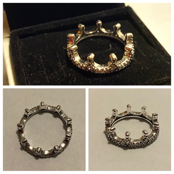 Pandora Enchanted Crown Ring π - Picture 3 of 5